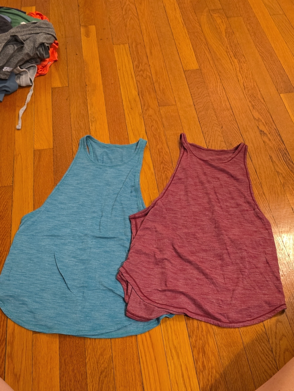 Two Lululemon Sculpt Tanks!